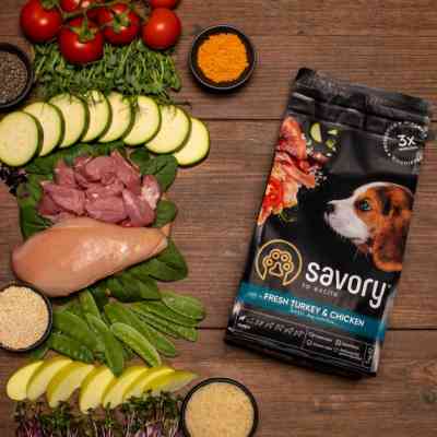 Сухий корм для собак Savory Puppy rich in Fresh Turkey and Chicken 3 кг (4820232630297) Вінниця