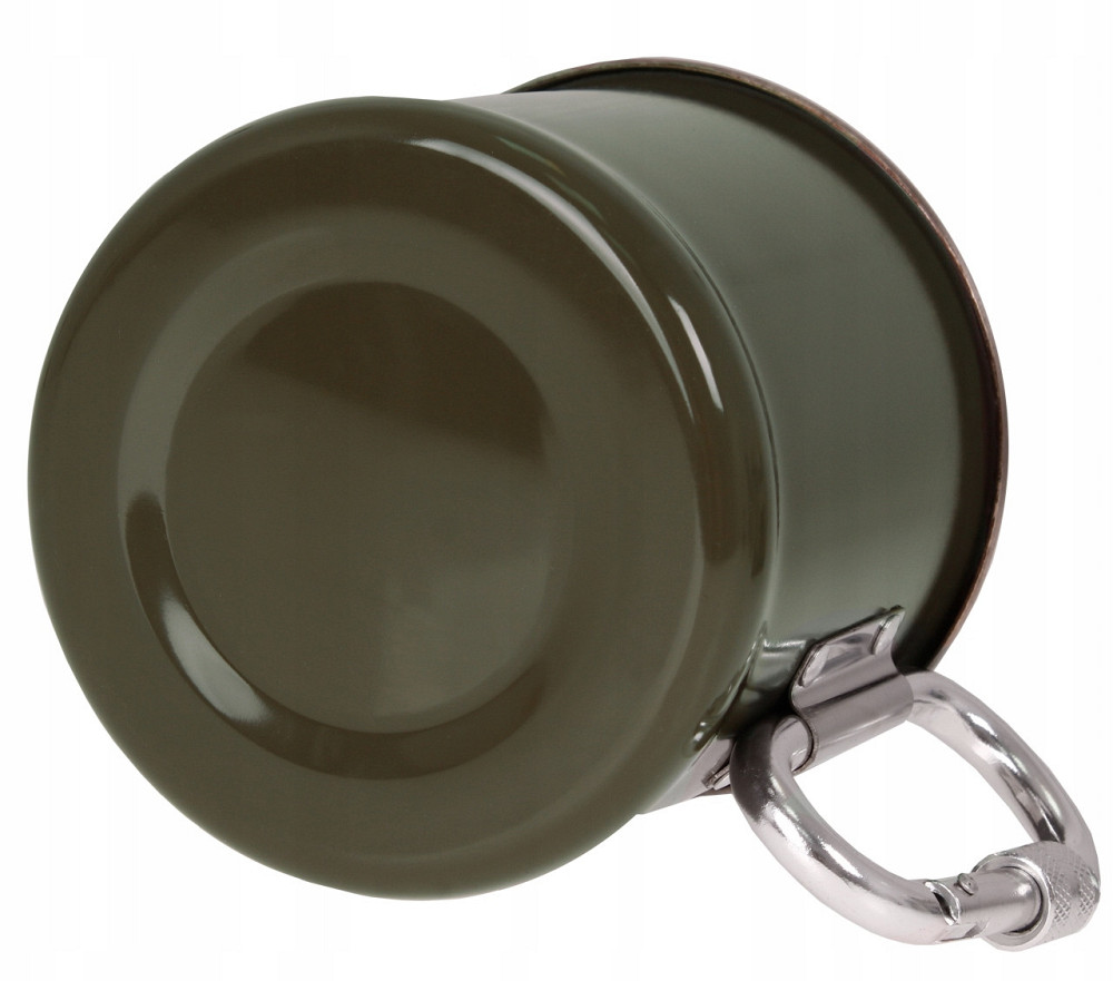 Туристична кружка з карабіном 500 мл Mil-Tec (14608202) Нержавіюча сталь Нововолинськ - фото 5