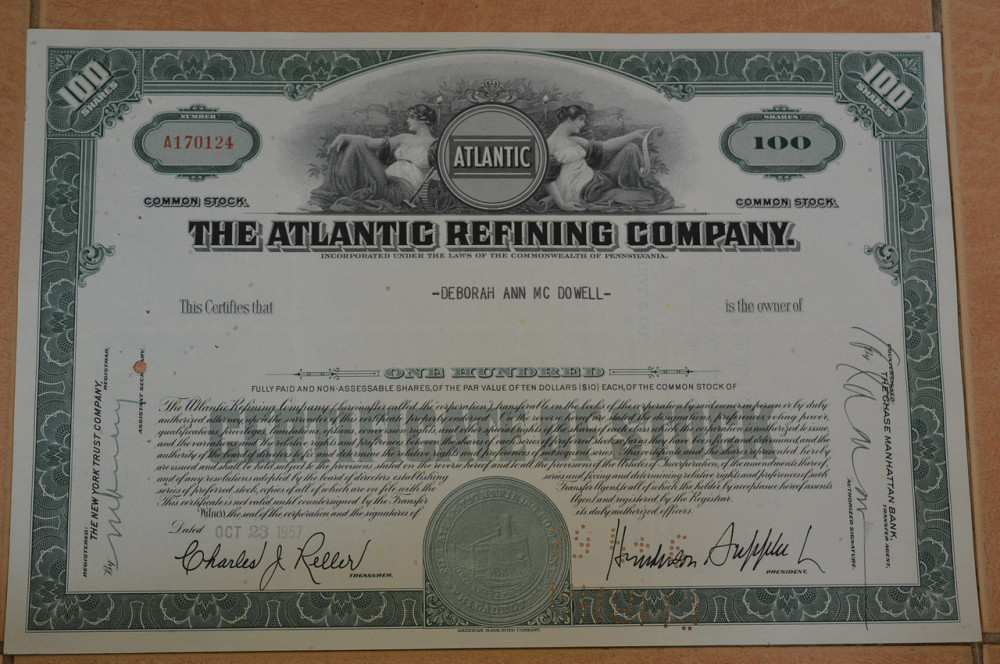 Акция. США. 1957 год №170124 (Б-4) Полтава - изображение 1