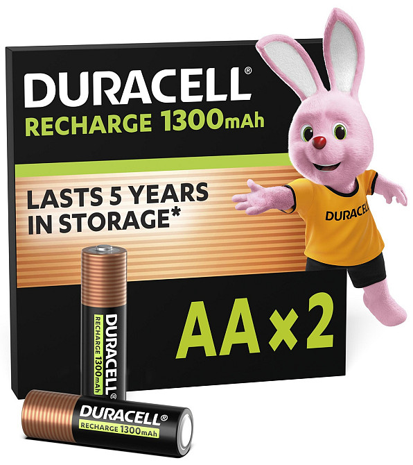 Аккумуляторы Duracell AA 1300 mAh, 2 шт. (6410548) Киев - изображение 1