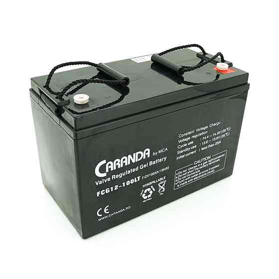Акумуляторна батарея MCA FCG12-100LT GEL 12 V 100 Ah (331 x 174 x 214), 30,7 kg Київ