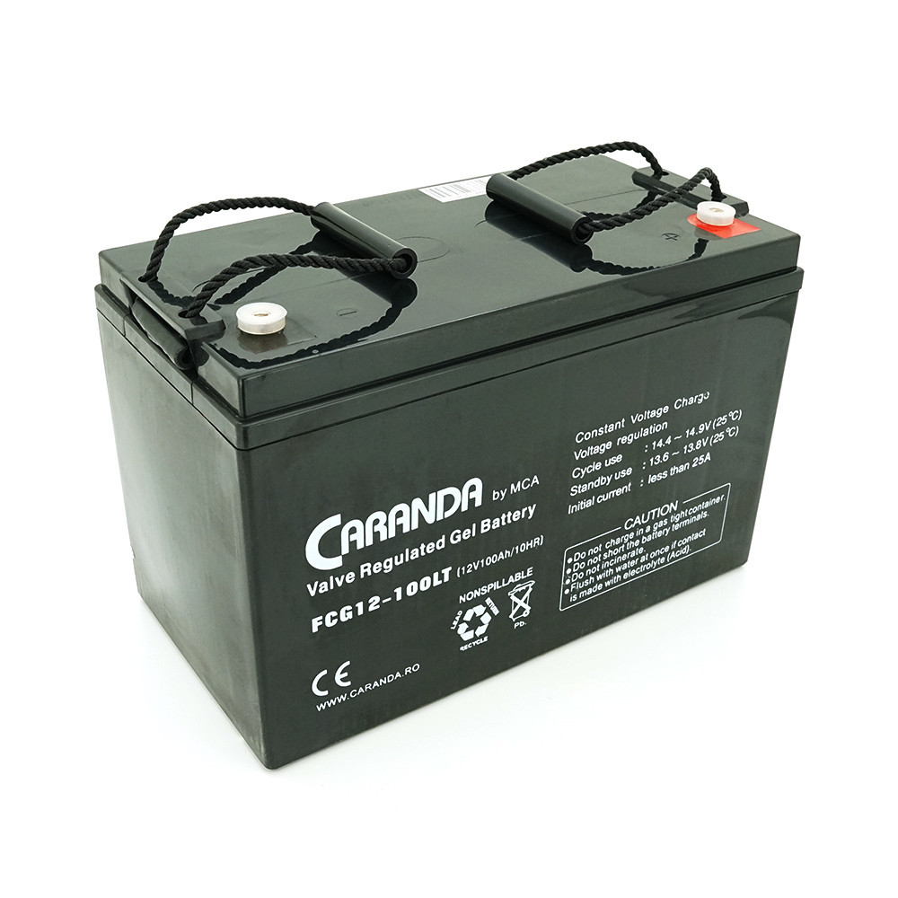 Акумуляторна батарея MCA FCG12-100LT GEL 12 V 100 Ah (331 x 174 x 214), 30,7 kg Київ - фото 1