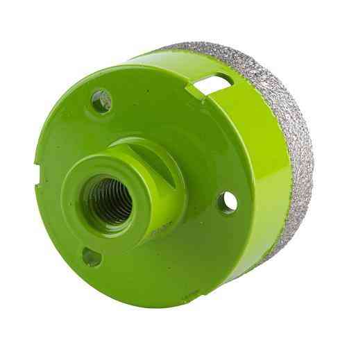 Свердло корончате алмазне по кераміці 68мм, для КШМ М14х2мм Alloid Одеса