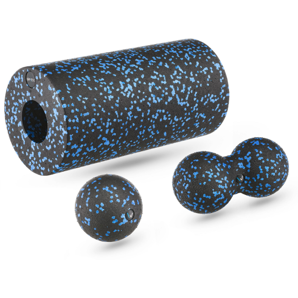 Набір масажерів Gymtek для йоги та фітнесу EPP чорно-синій Киев - изображение 2