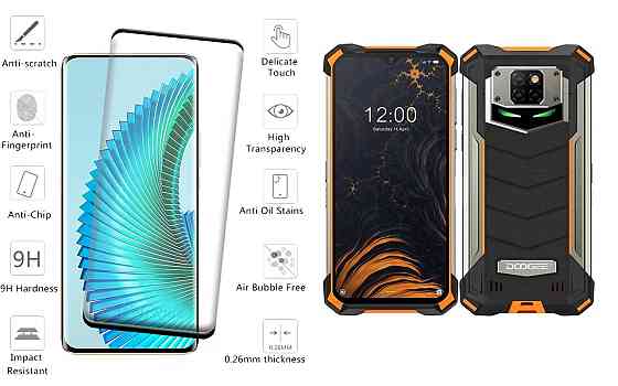 Защитное стекло HyperGlass Pro для Doogee S88 Plus, S88 Pro – максимальная чувствительность и защита Киев