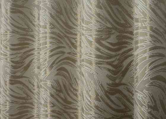 Комплект коротких штор VR-Textil Жакард Magic № 1605ш Бежевий 145х170 см 2 шт (35-0249) Киев