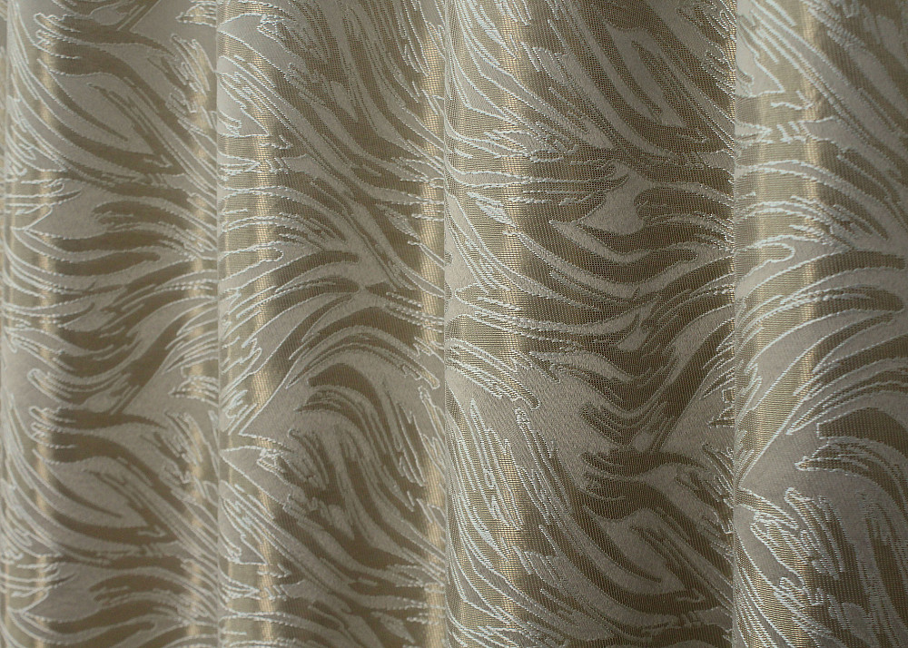 Комплект коротких штор VR-Textil Жакард Magic № 1605ш Бежевий 145х170 см 2 шт (35-0249) Киев - изображение 6