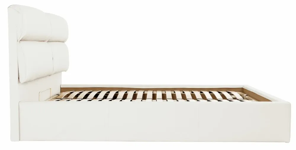 Кровать Oxford Comfort 140 х 200 см Fly 2200 С подъемным механизмом и нишей для белья Белый Киев - изображение 4