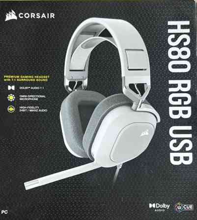 Игровые наушники Corsair HS80 RBG! Харьков