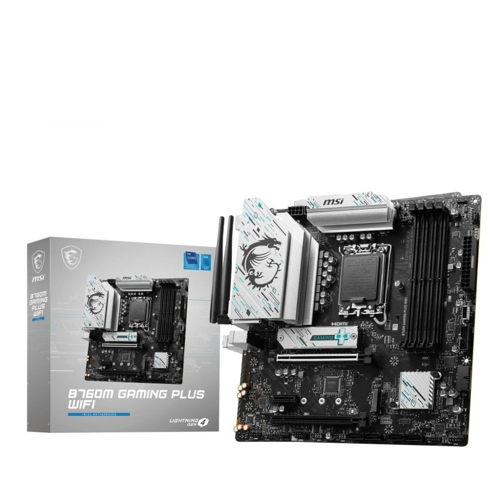 Материнська плата MSI B760M Gaming Plus WiFi Socket 1700 ( Bluetooth 5.3 ) Харків - фото 1