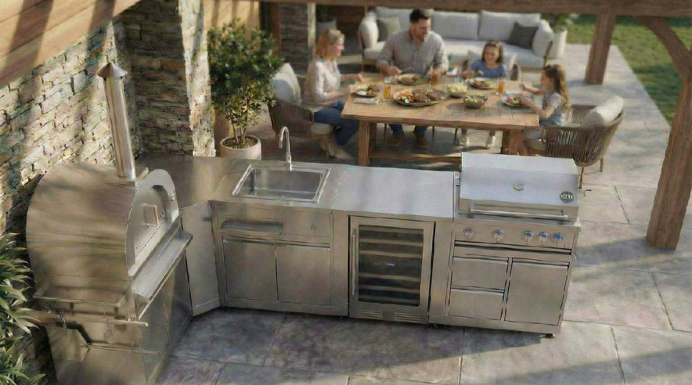 Окремо стоячий кутовий модуль із нержавіючої сталі GRILLI 777337 Код: 105962 Рівне - фото 12