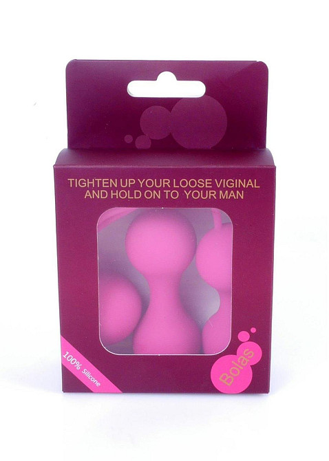 Набор вагинальных шариков - Silicone Kegal Balls Set Pink Sex Aura Киев - изображение 5
