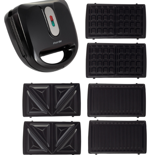 Електричний гриль 5в1 800W зі знімними пластинами 6723 KAMILLE Житомир