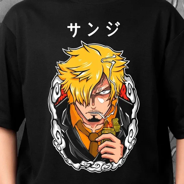 Футболка для подростка мальчика с принтом Ван Пис Санджи Размер 160 Anime10029 Днепр - изображение 5