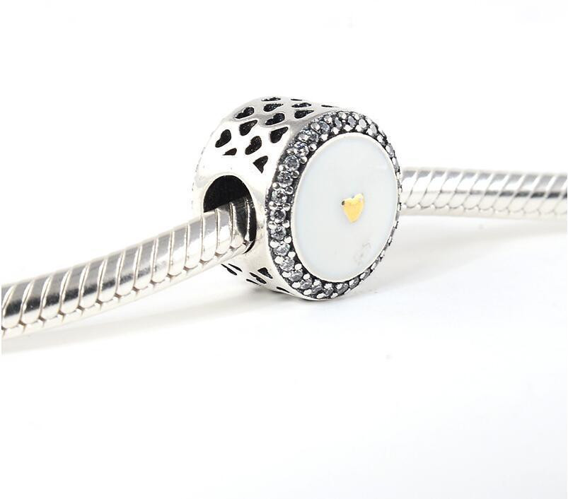 Срібна намистина Пандора  "Дорогоцінне серце" 792073EN23 MasterSem Київ - фото 3