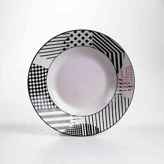 Столовий сервіз на 6 персон 18 предметів набір порцелянових тарілок HP-HK-A3 Коломия