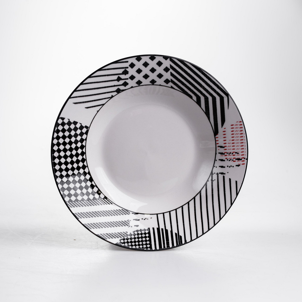 Столовий сервіз на 6 персон 18 предметів набір порцелянових тарілок HP-HK-A3 Коломия - фото 3