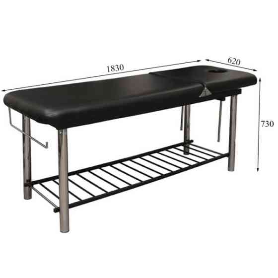 Массажный стол 219 стационарный, 2-секционный, фиксированная высота Киев