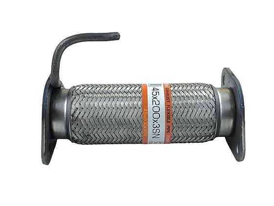 Гофра 45x200-3SN (3-х шарова) з фланцями Lanos 1,4 глушника Мукачево