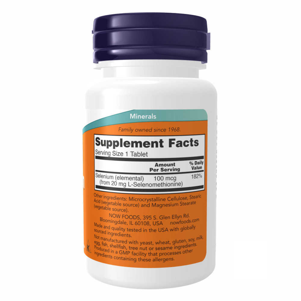 Селен Now Foods Selenium 100 mcg 100 таб Киев - изображение 5