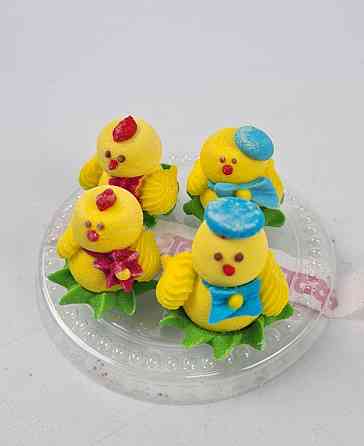 Кондитерское украшение Курчата 4шт  (4элеметов) (1 шт) Харків