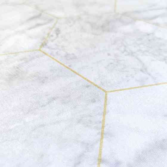 Самоклеющаяся пленка 0,45х10м х 0,07мм Серый мрамор золотые соты SW-00001212 Днепр