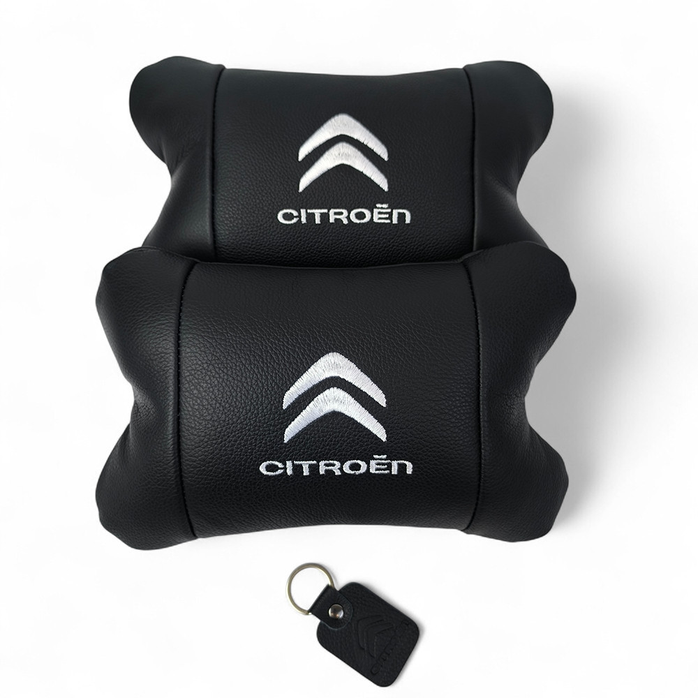 Подушка подголовник бабочка Citroën, Автоподушка для шеи на подголовники, Подушка в автомобиль AE-49 Киев - изображение 3