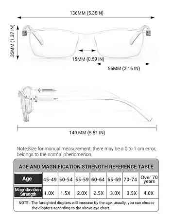 Окуляри для зору Luff +1.5 Луцьк
