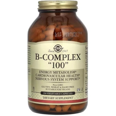 Витаминно-минеральный комплекс Solgar B-комплекс, B-Complex 
