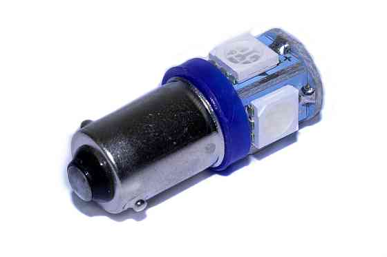 Светодиодная лампа AllLight T 8.5 5 диодов 5050 BA9S 12V BLUE Харьков