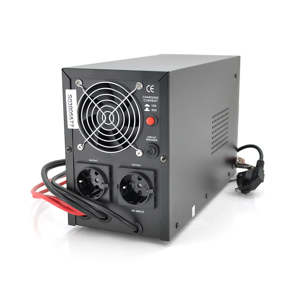 ДБЖ з правильною синусоїдою Europower PSW-EPB1500TW24 (1050 Вт) 10 / 20А, під зовнішню АКБ 24В (415*208*283) 8,95 кг Київ - фото 2