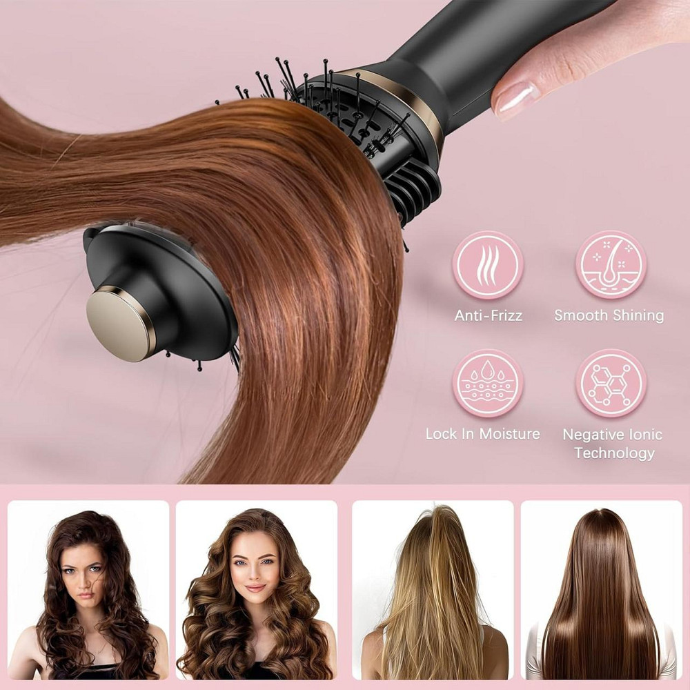Фен-щітка з повітряним гребінцем електросушарка Escova Cabelo, фен-фен Escova та засіб для об’єму волосся, щітка з гарячим повітря Київ - фото 4