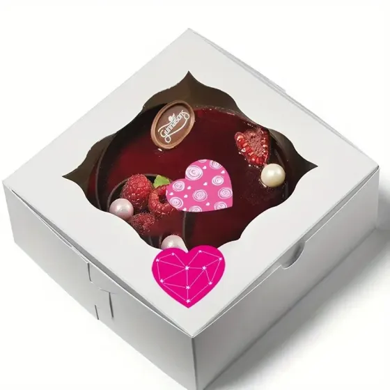 Наліпки у формі серця – рулон 500 шт, 10 різних дизайнів, 2,5 см Київ