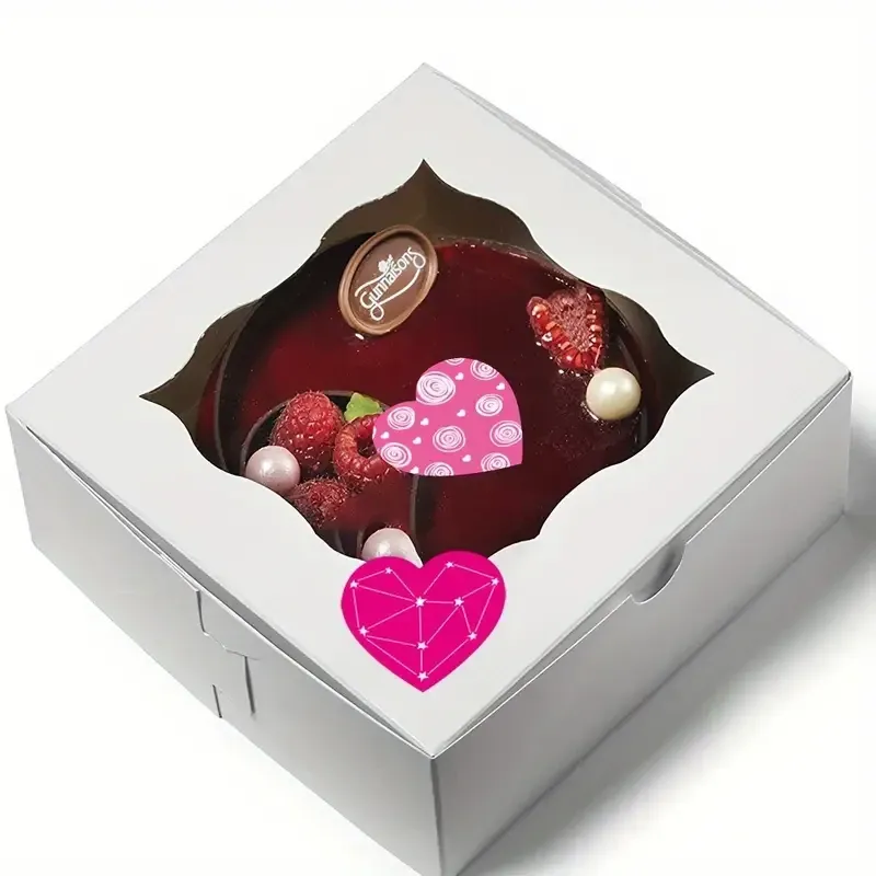 Наклейки в форме сердца – рулон 500 шт, 10 разных дизайнов, 2,5 см Киев - изображение 4