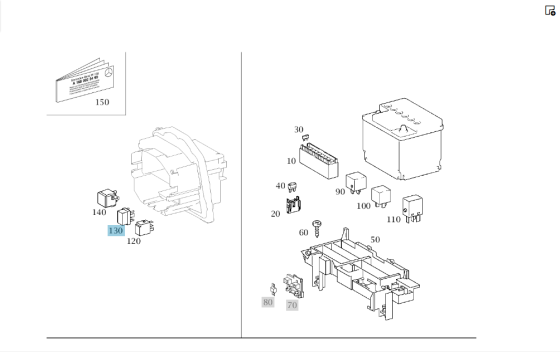 Mercedes-Benz  A0025420319 Реле E-class W211 C-class W203 CLK Coupe C209 G-class W463 C-class W202 C-class S202 E-class S210 E-class W210 A-class W168 Одеса