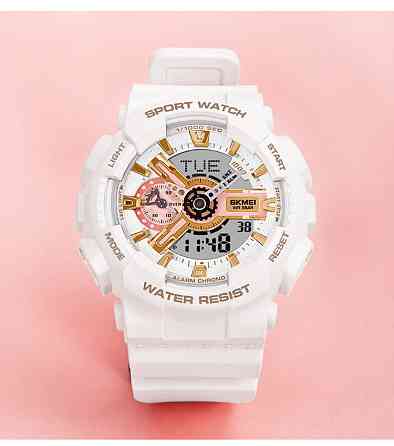 Наручний тактичний годинник Skmei 1688 (Білий) Вінниця