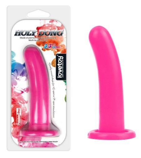 Фалоімітатор - Holy Dong Medium 5.5" Pink Sex Aura Київ - фото 1