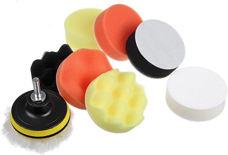 Набор полировальных насадок для шлифовки авто 6шт Киев - изображение 8