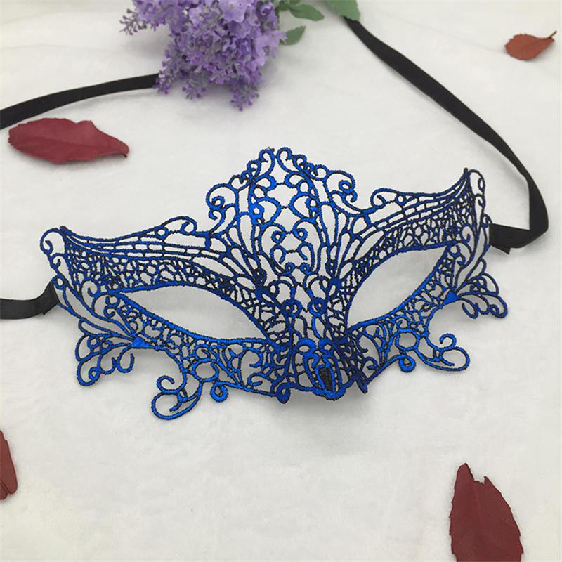 Маскарадна маска для обличчя one size синій Київ - фото 1