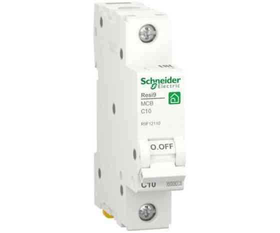 Автоматичний вимикач RESI9 6kA 1P 10A C Schneider Харків