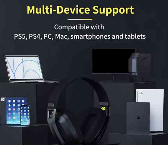 Игровые наушники ‼️ шумоподавление ‼️ BINNUNE BW06 ‼️  black. Харьков