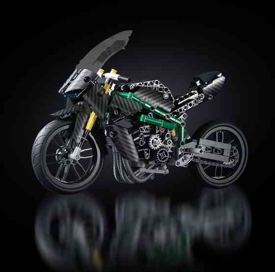 Конструктор детский. Спортивный Мотоцикл байк на 639 деталей, детский Каменец-Подольский