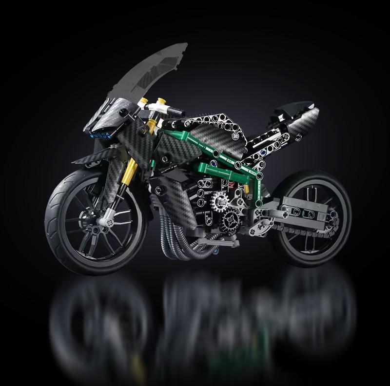 Конструктор дитячий. Спортивний Мотоцикл байк на 639 деталей, дитячий Кам'янець-Подільський - фото 1