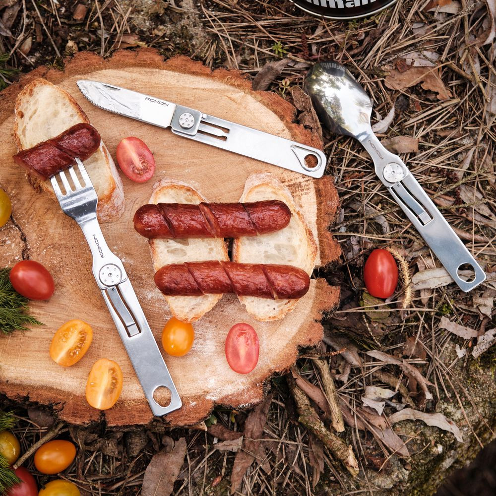 Набір столових приборів Roxon C1S 3 in1 (ложка, виделка, ніж), нержавіюча сталь Киев - изображение 19