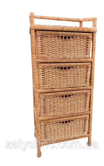 Комод плетеный на 4 ящика Киев - изображение 1