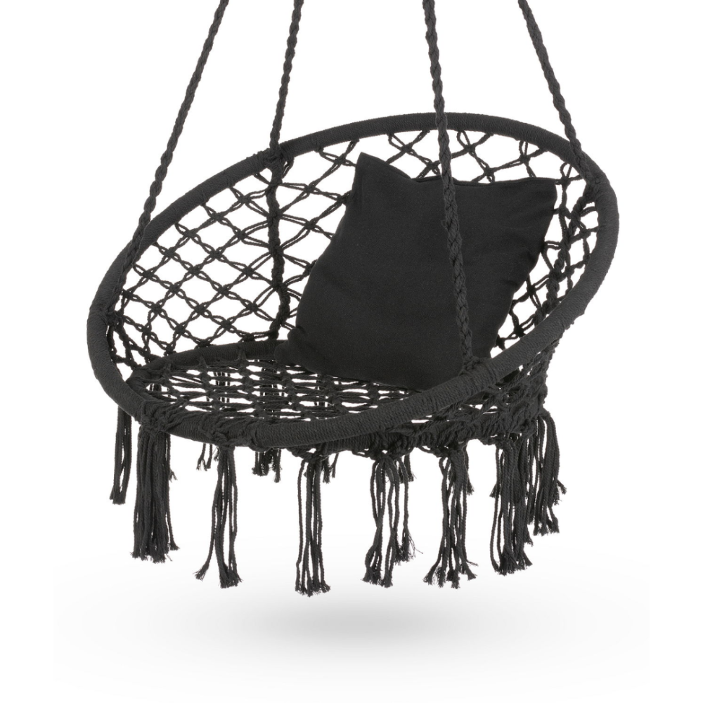 Садова гойдалка Boho Outtec XXL чорний Киев - изображение 7