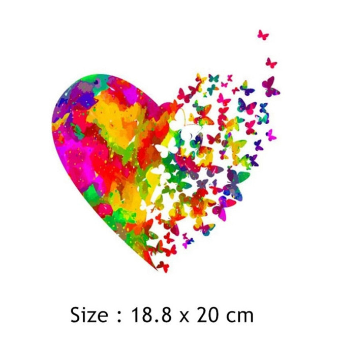 Термоаппликация Сердце с бабочками Киев - изображение 1