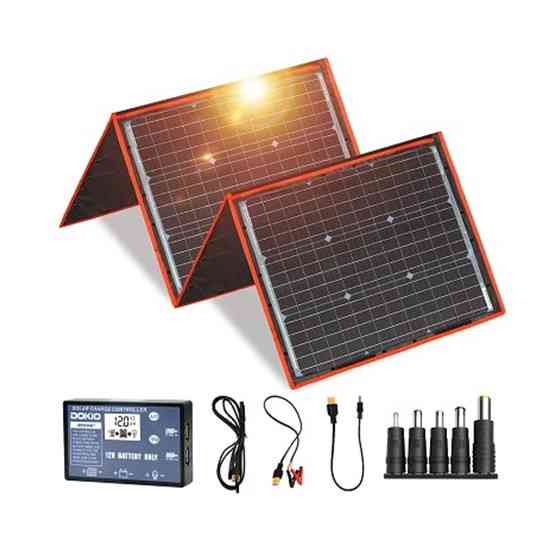 Розкладна сонячна панель 160Вт (2xUSB 1хType) 20В-вихід Вінниця