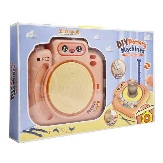 Набір для творчості Гончарний круг ZY113, 6 акрилових фарб для покриття Вінниця