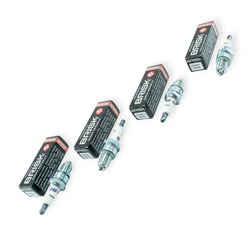 Свічки EXTRA 3-конт. (LR14TC-1) Mitsubishi,VAG 4шт Brisk Мукачево - фото 1